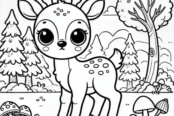 Coloring animal pages jungle kids