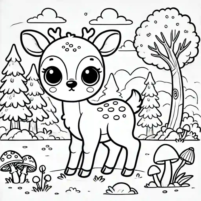 Coloring animal pages jungle kids