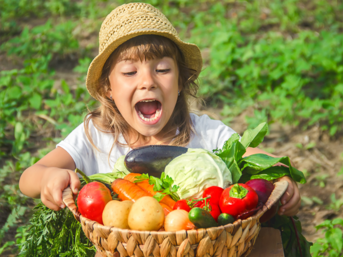 Children diet vegetarian tips kids