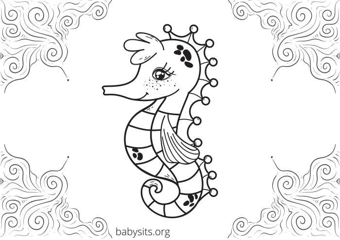 Sea animals printable coloring pages