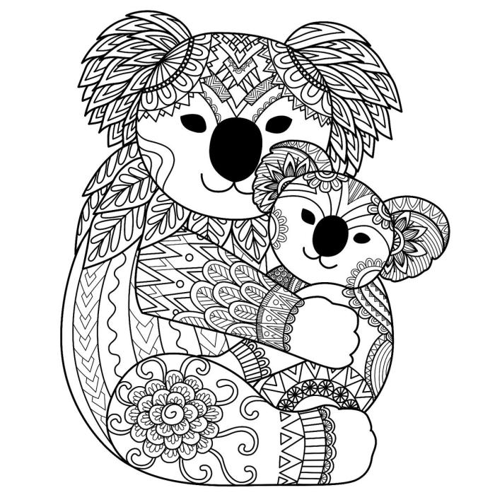 Free coloring pages of animals