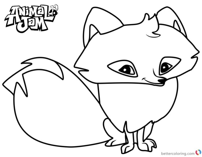 Jam animal coloring pages wolf printable