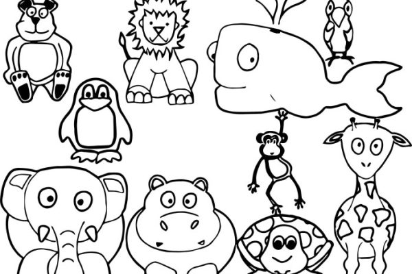 Coloring pages printable animals