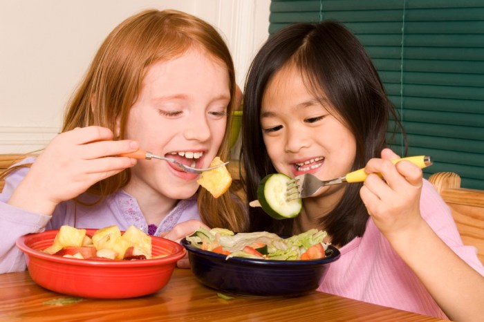 Gesunde ernährung für kinder medial aufbereitet