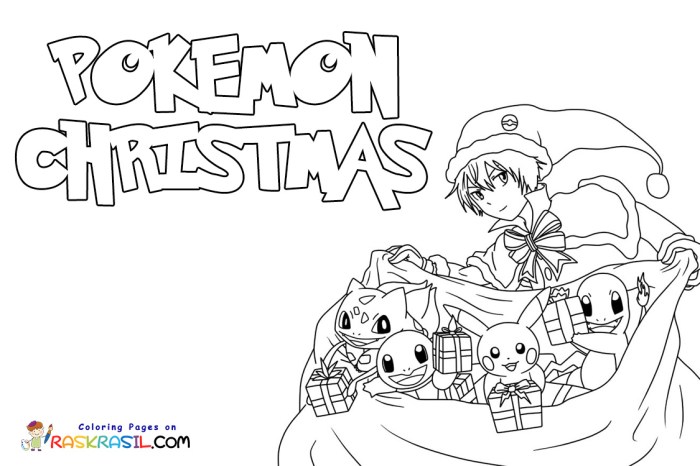 Christmas anime coloring pages