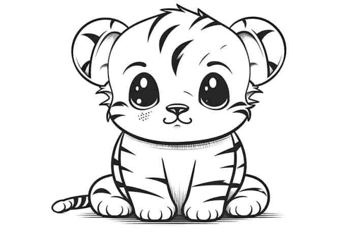 Coloring sheets cute animals