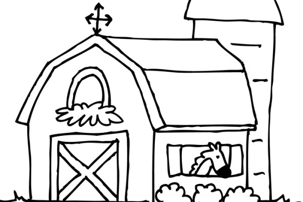 Barn animals coloring pages