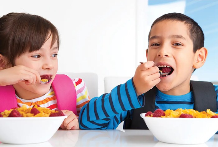 Gesunde ernährung kinder frühstück