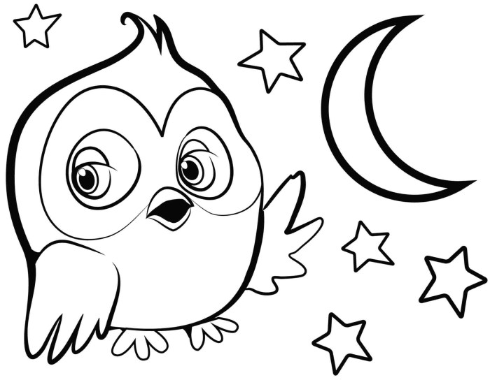 Cute animal coloring pages easy