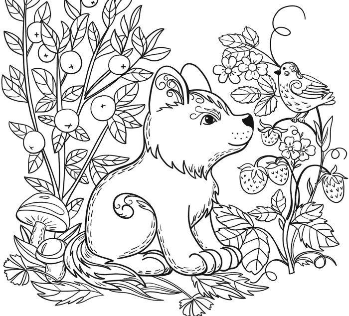 Free animal coloring pages printable