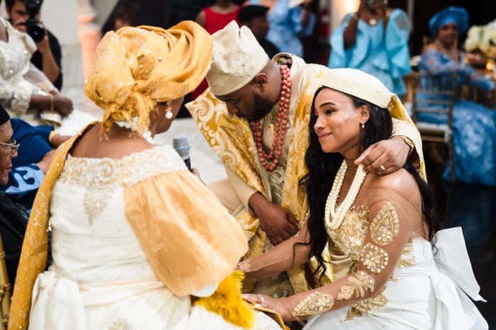 Nigerian native dress for wedding