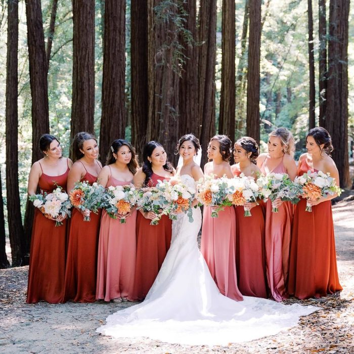 Forest green dress for wedding