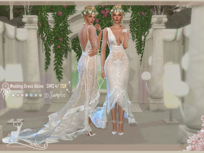 Sims 4 wedding dress