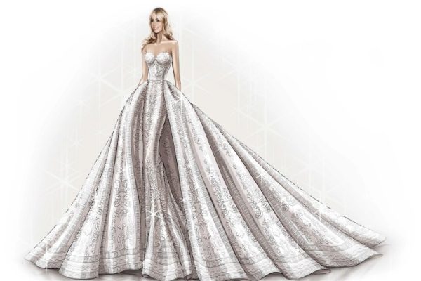 Female dress for wedding